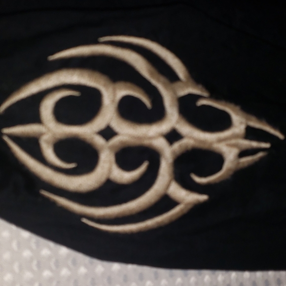 Lili Lalande Black Button Up Long Sleeve Embroidered Shirt Size- 42 - Picture 2 of 10